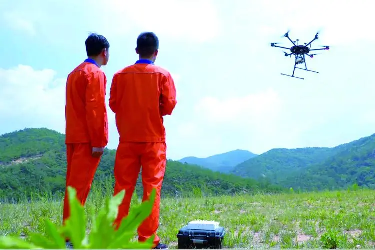 札达无人机倾斜摄影巡检拍摄